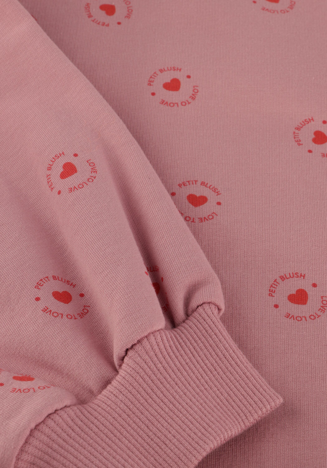 Rosane PETIT BLUSH Sweatshirt EASY SWEATER LOVE TO LOVE - large