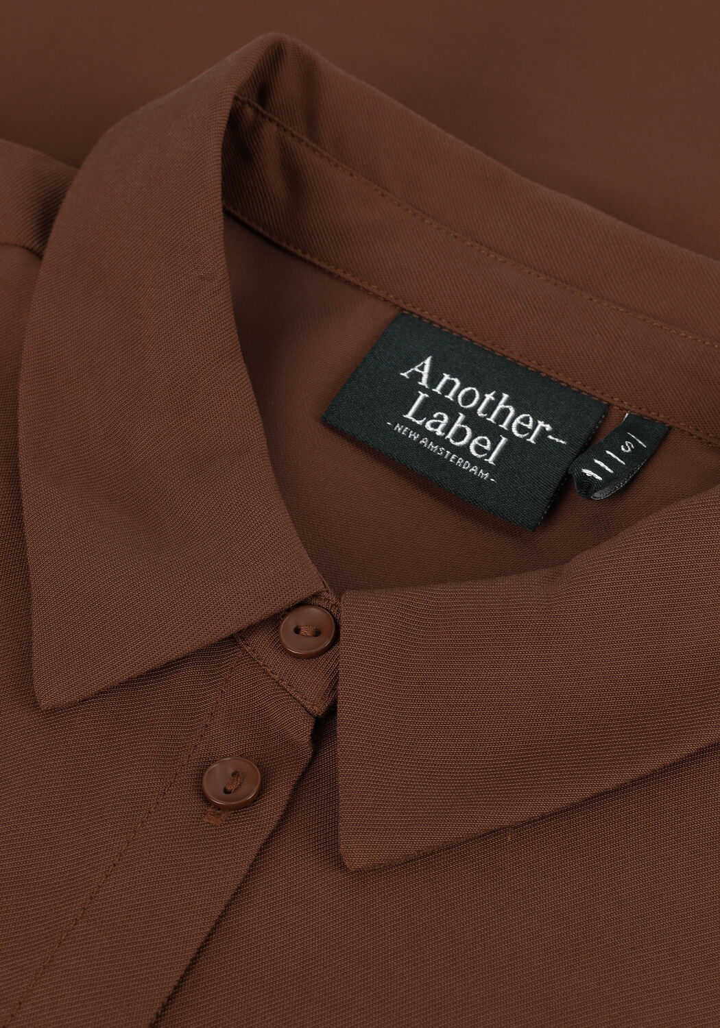 Braune ANOTHER LABEL Maxikleid SJOROER DRESS L/S - large