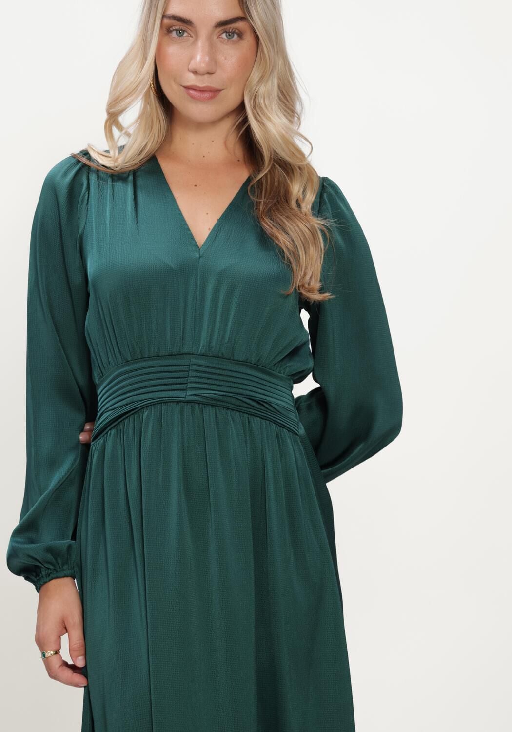 Dunkelgr&uuml;n FREEBIRD Maxikleid DOMINA SS - large