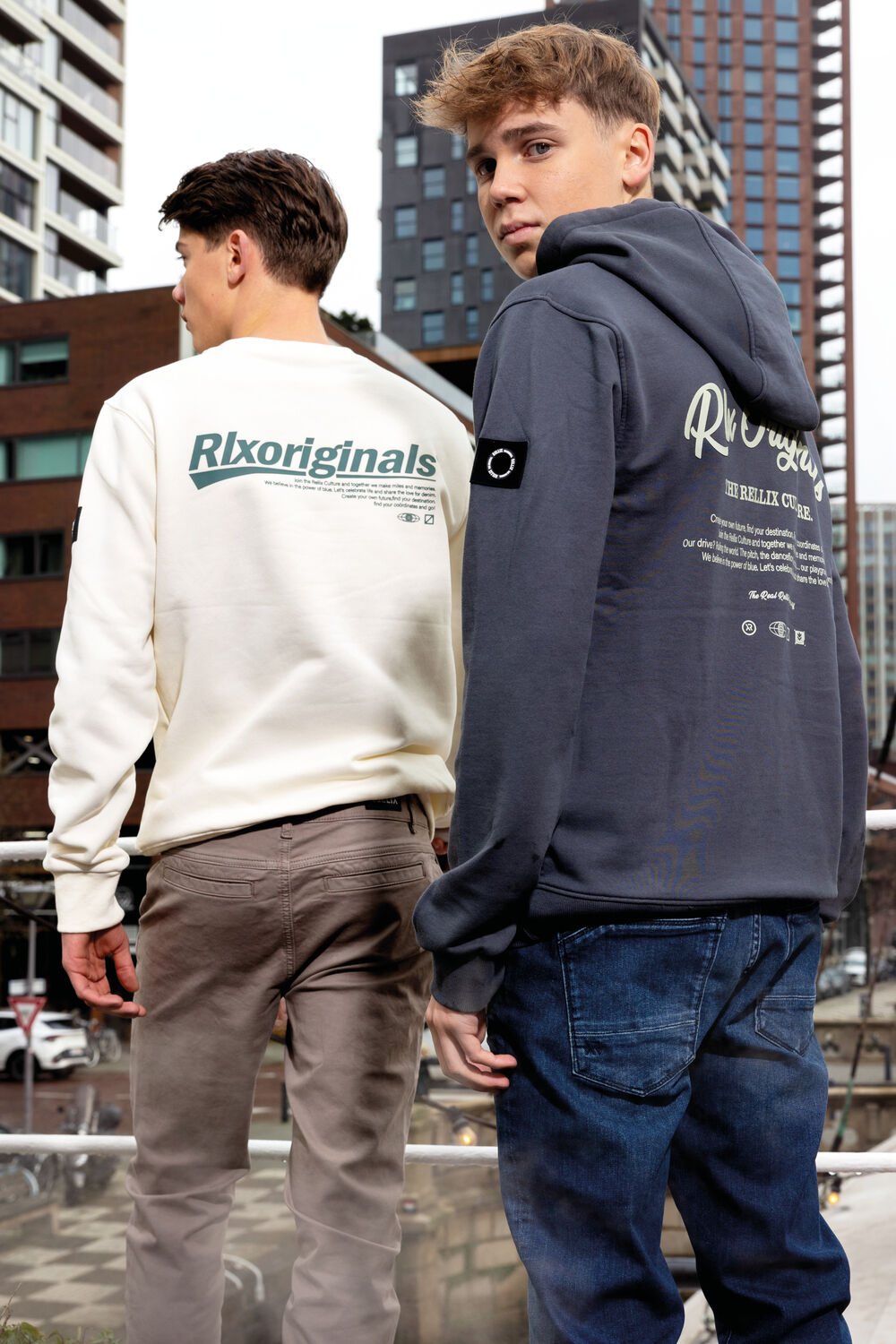 Creme RELLIX Sweatshirt SWEATER RLX ORIGINALS BRUSHED - large