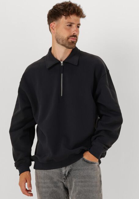 Schwarze WOODBIRD Sweatshirt WBTOM ZIP POLO - large