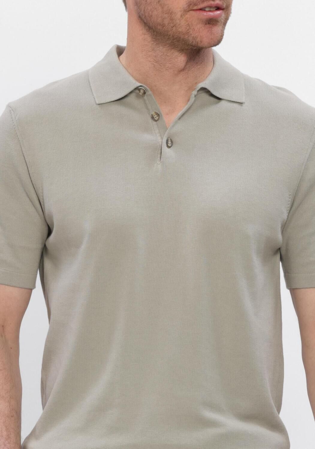 Beige THE GOODPEOPLE Polo-Shirt PLAN - large