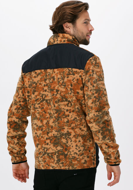 Beige LYLE & SCOTT Strickjacke EARTH PRINT FLEECE - large