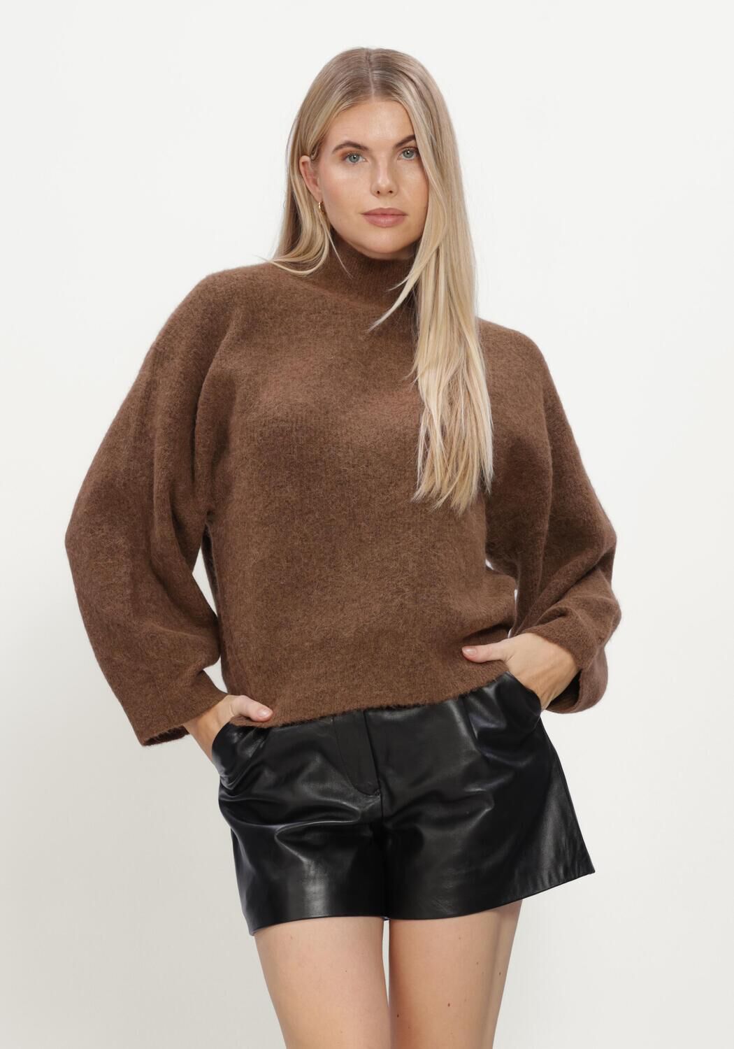 Braune KNIT-TED Pullover CECHI PULLOVER - large