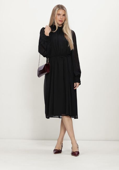 Schwarze Y.A.S. Maxikleid YASOLERA LS MIDI DRESS S. - large