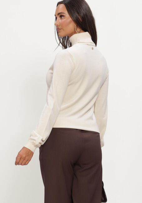Ecru SILVIAN HEACH Pullover SWEATER TURTLENECK RECIK - large