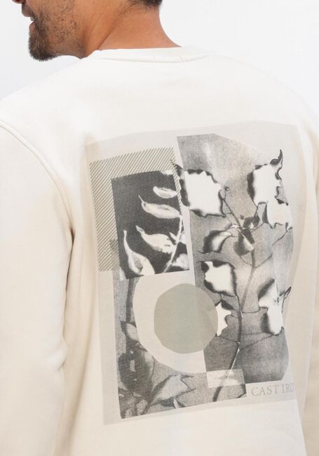 Ecru CAST IRON Sweatshirt RELAXED FIT GRAPHIC - large