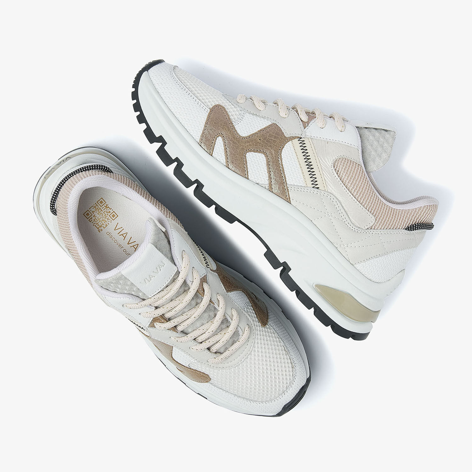 Wei&szlig;e VIA VAI Sneaker Low LIZ FINLEY - large