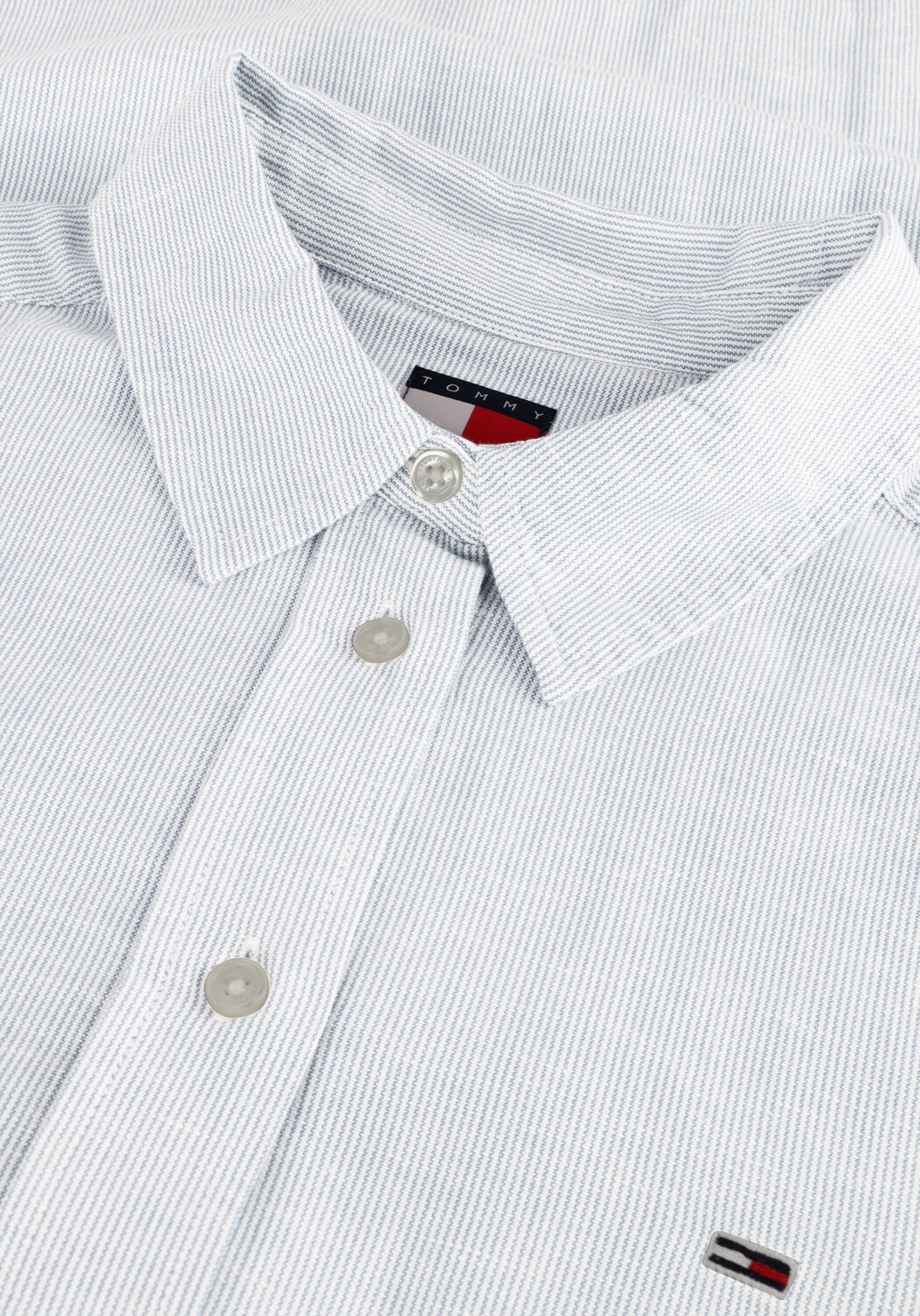 Hellblau TOMMY JEANS Blusen TJW RLX LINEN SHIRT - large