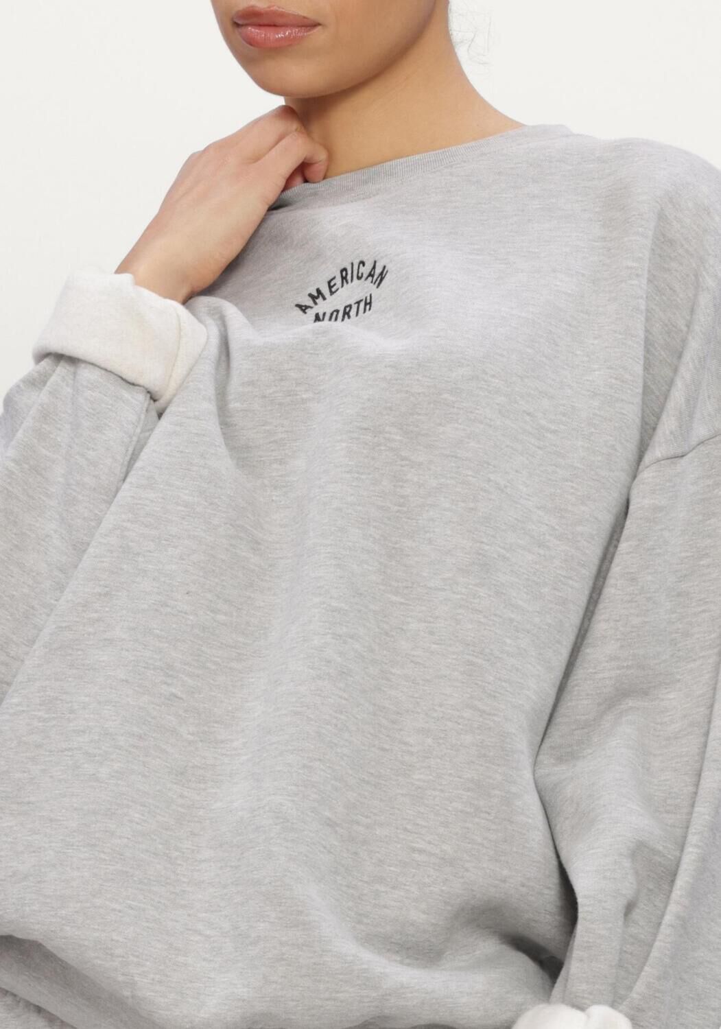 Graue PENN & INK Sweatshirt SWEATER PRINT - large