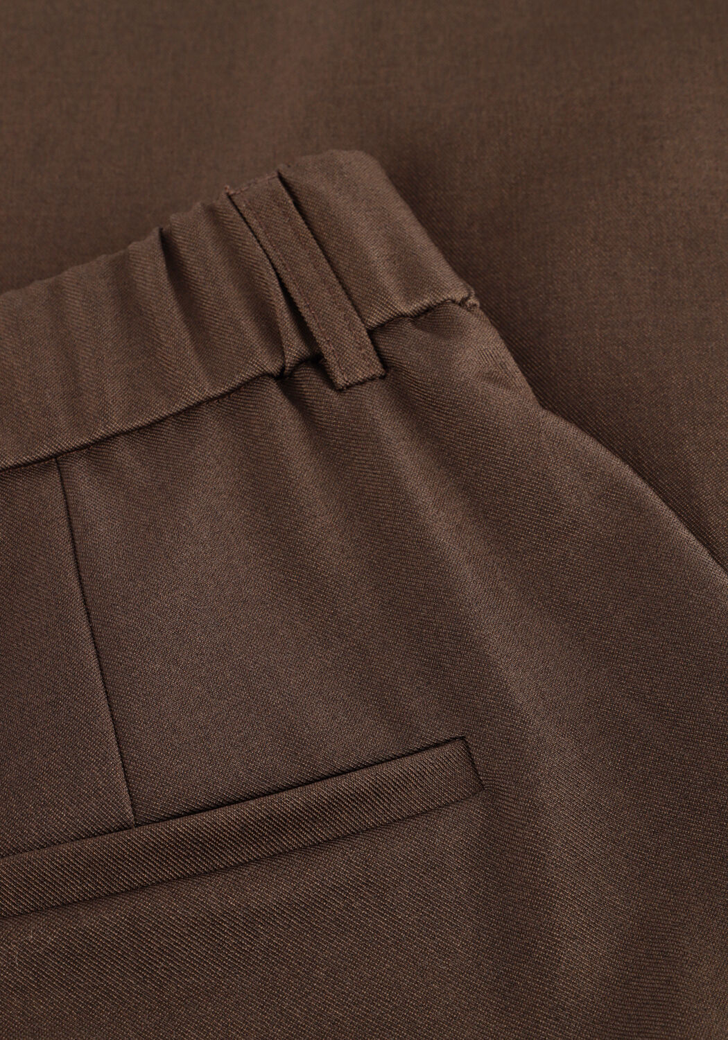 Braune NEO NOIR Weite Hose EMMETT STRUCTURE PANTS - large