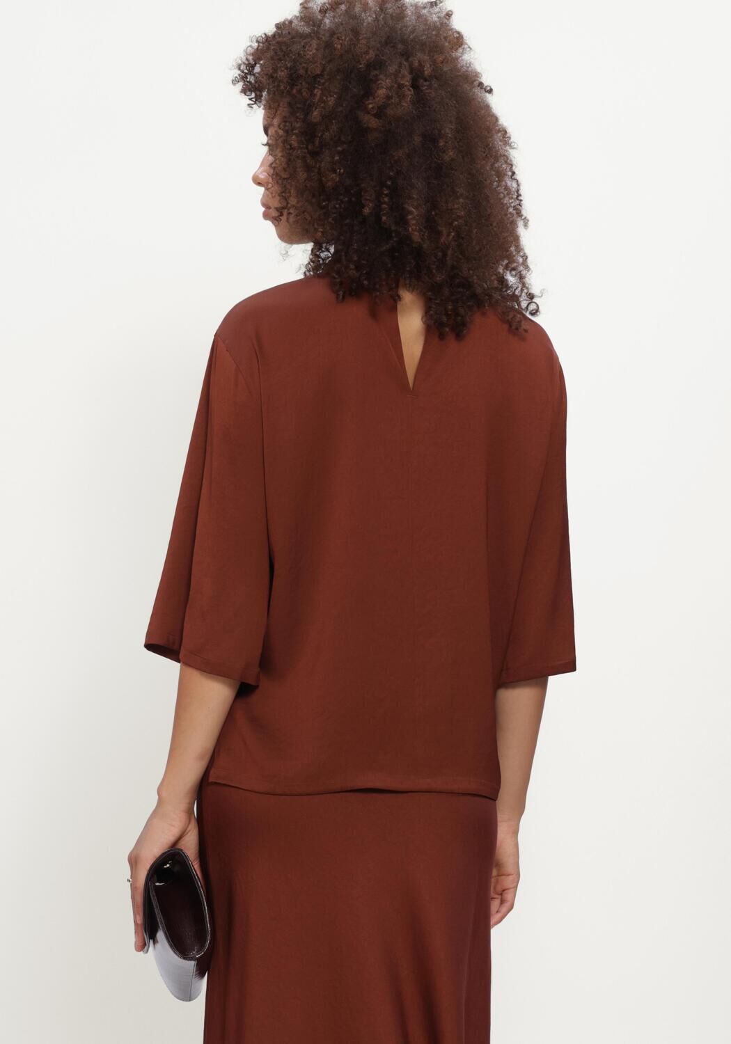 Braune DRYKORN Blusen ALETIA - large