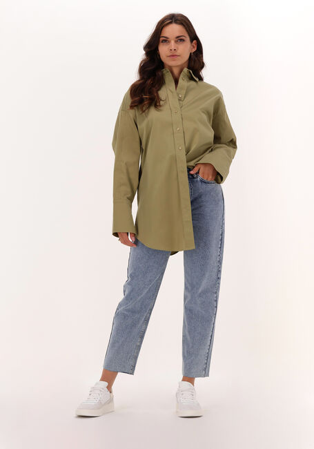Grüne NOTES DU NORD Blusen DAVINA BLOUSE SHIRT - large