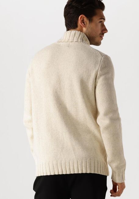 Weiße DSTREZZED Rollkragenpullover OVE TURTLENECK - large