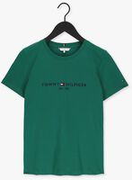 Grüne TOMMY HILFIGER T-shirt REGULAR HILFIGER C-NK TEE SS