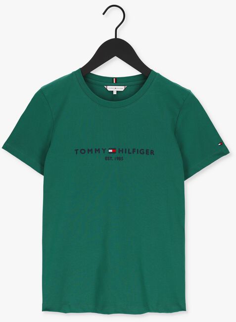 Grüne TOMMY HILFIGER T-shirt REGULAR HILFIGER C-NK TEE SS - large