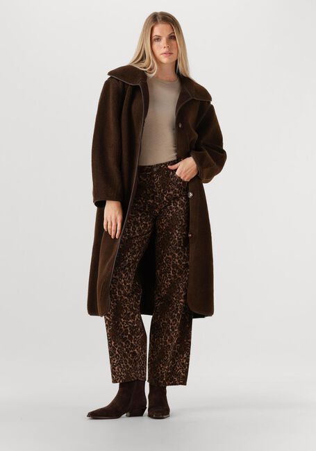 Braune NEO NOIR Teddy-Jacke CARMEN TEDDY COAT - large