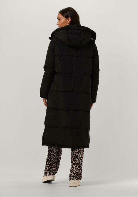 Schwarze NOTRE-V Wattierte Jack PUFFER COAT LONG - large