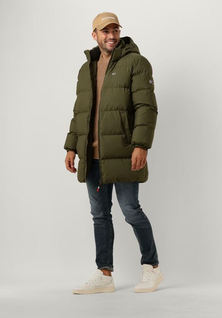 Grüne TOMMY JEANS Parkas TJM ESSENTIAL DOWN PARKA - large