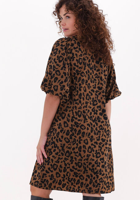 Braune CO'COUTURE Minikleid SAVANNAH ANIMAL DRESS - large