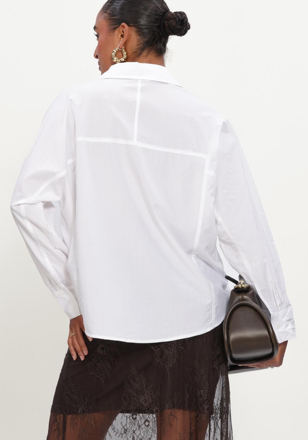 Wei&szlig;e MSCH COPENHAGEN Blusen MSCHSUSANA SELMINA SHIRT - large