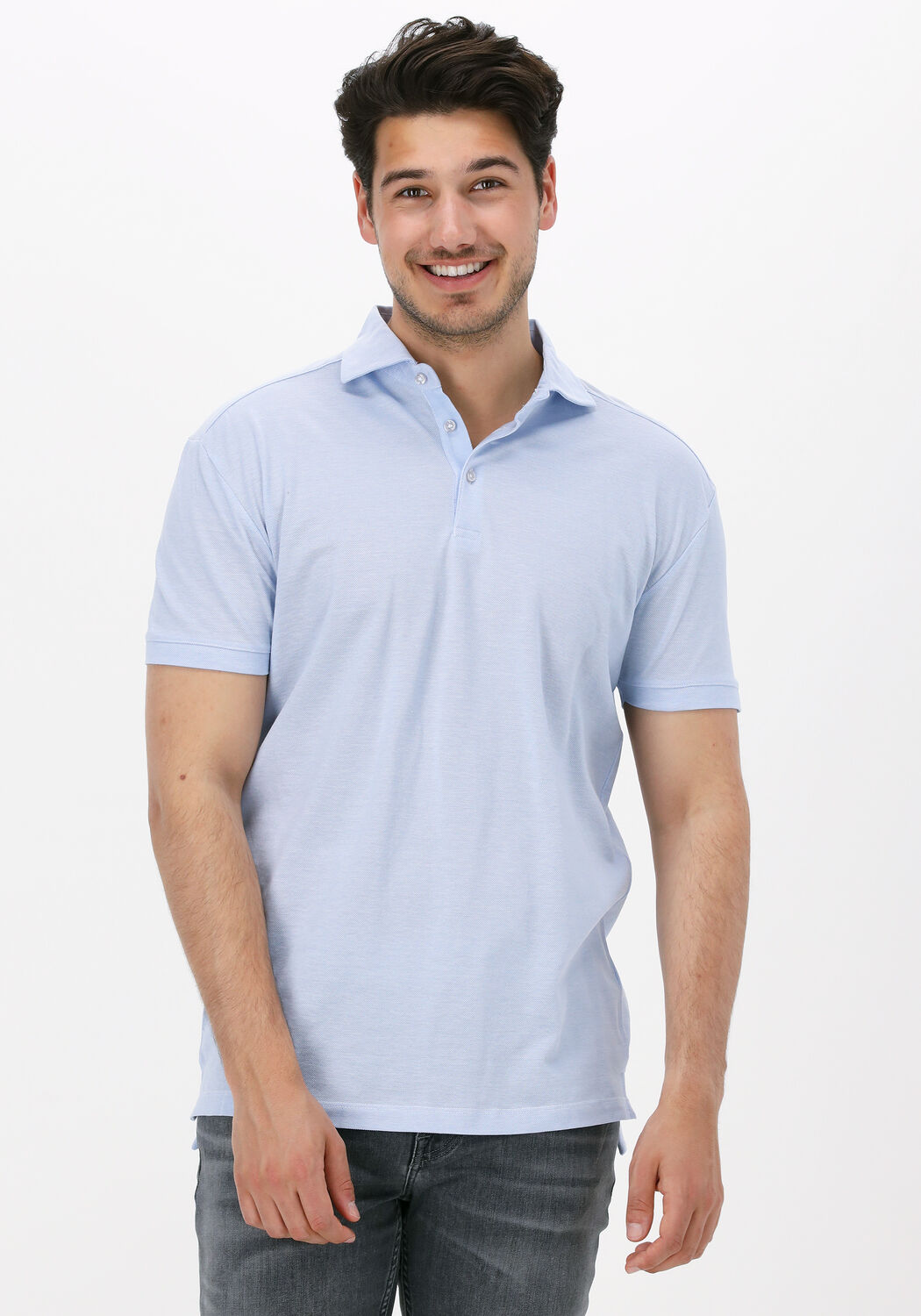 Herren Bekleidung T-Shirts Poloshirts Profuomo Polo-shirt Pptj1a-b in Blau für Herren 