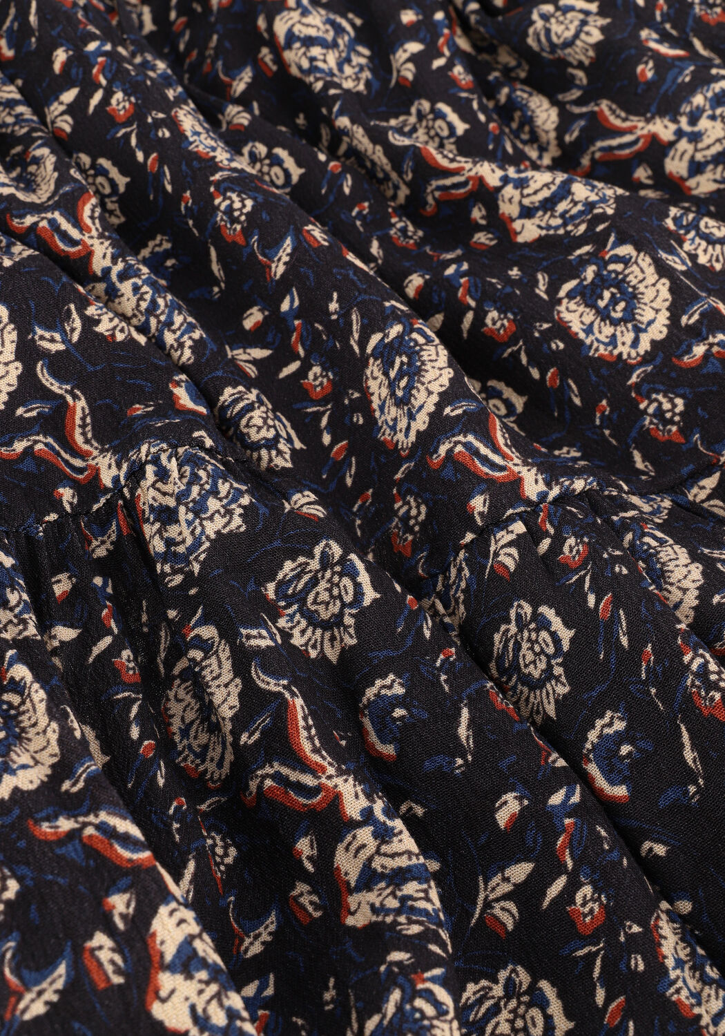 Schwarze BY-BAR Midikleid JULIA NIGHT FLOWER DRESS - large