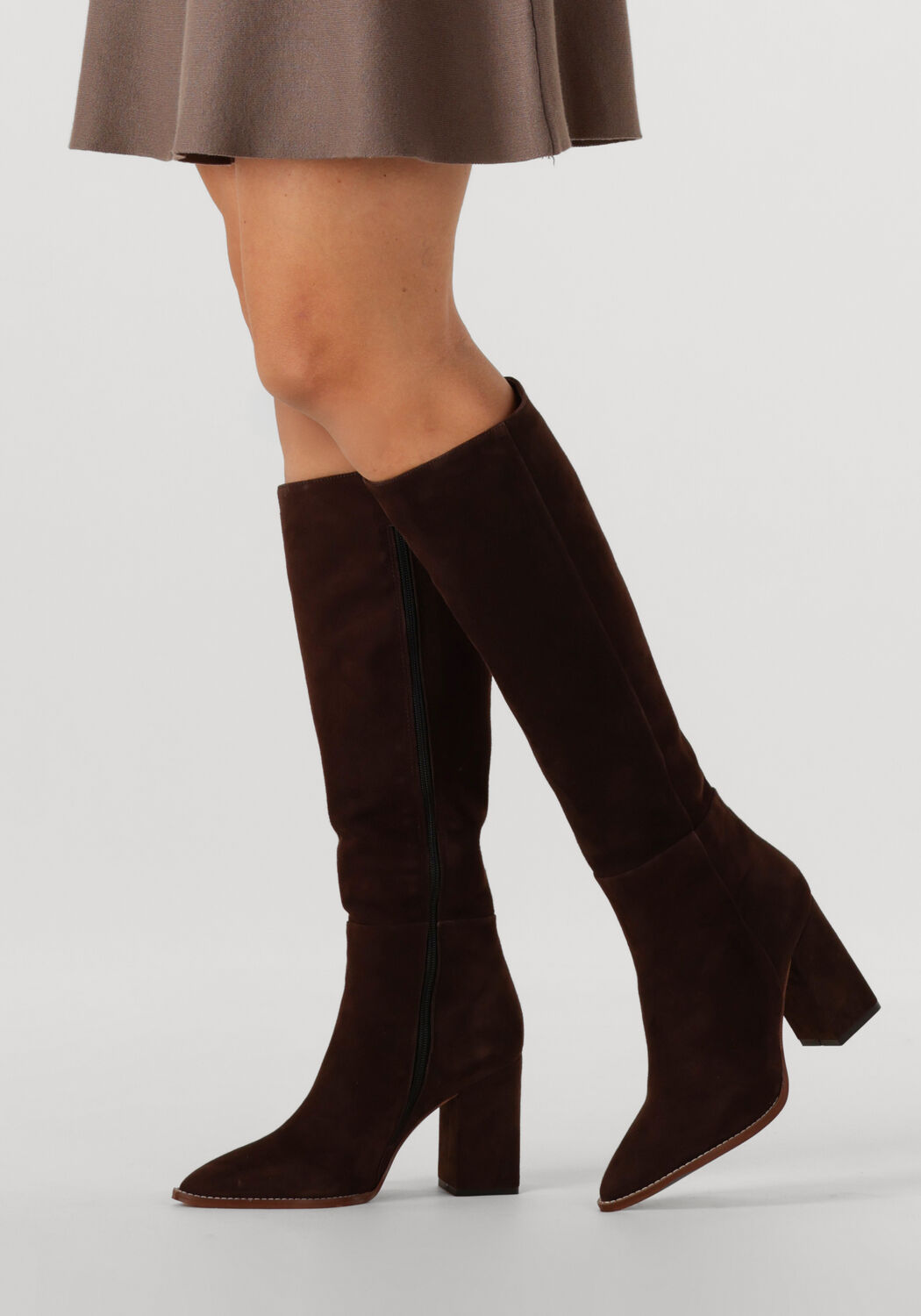 Braune NOTRE-V Hohe Stiefel 46994 - large