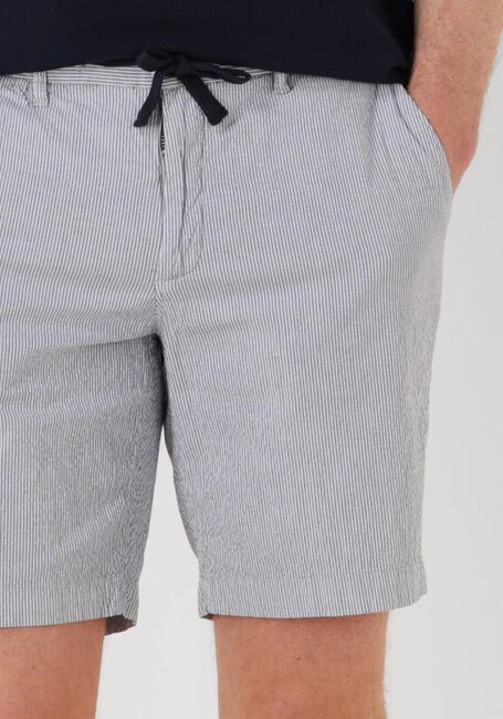 Blaue DSTREZZED Kurze Hose LANCASTER STRIPE SHORTS - large