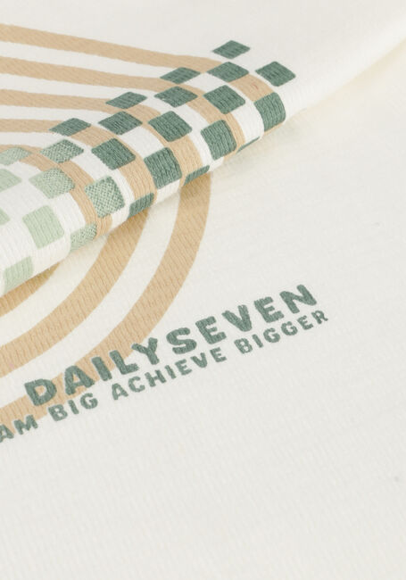 Weiße DAILY7 T-shirt T-SHIRT BACKPRINT - large