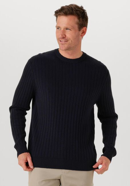 Schwarze PROFUOMO Pullover PULLOVER CREW NECK WOOL BLEND - large