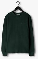 Dunkelgrün COLOURFUL REBEL Sweatshirt UNI WAFFLE SLIT SWEAT