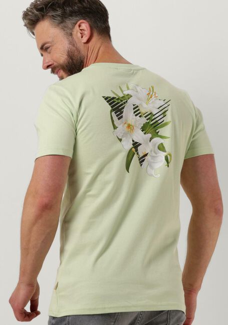 Minze PUREWHITE T-shirt TSHIRT WITH SMALL LOGO ON CHEST AND BIG BACK PRINT - large