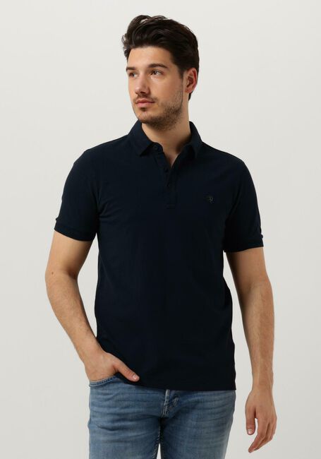 Dunkelblau CAST IRON Polo-Shirt SHORT SLEEVE POLO ORGANIC COTTON PIQUE ESSENTIAL - large