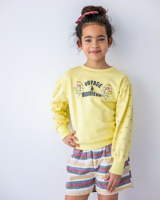 Gelbe LIKE FLO Sweatshirt SWEATER BONNIEUX - large