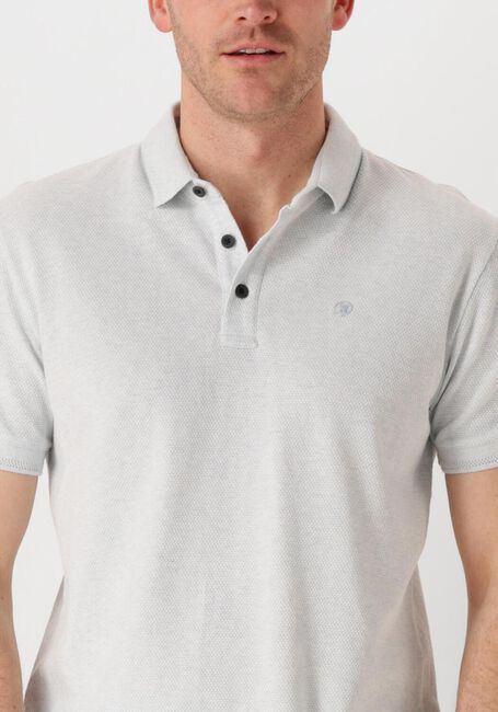 Hellblau CAST IRON Polo-Shirt SHORT SLEEVE POLO POPCORN JERSEY MELANGE - large
