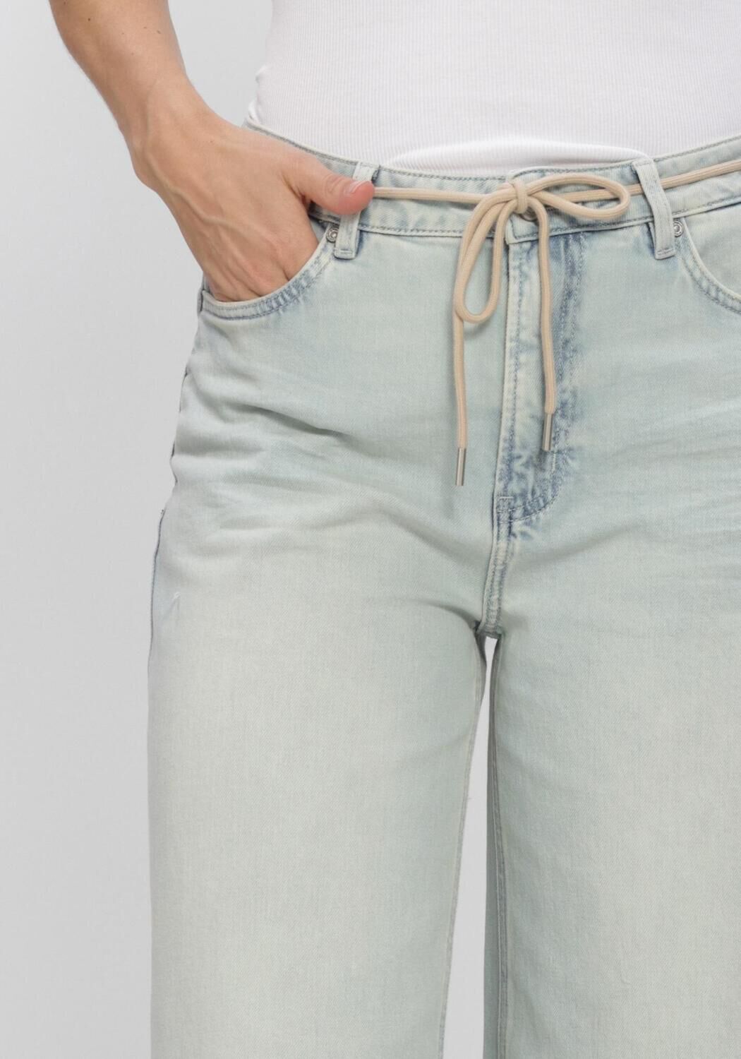 Blaue CIRCLE OF TRUST Wide jeans JONA DNM - large