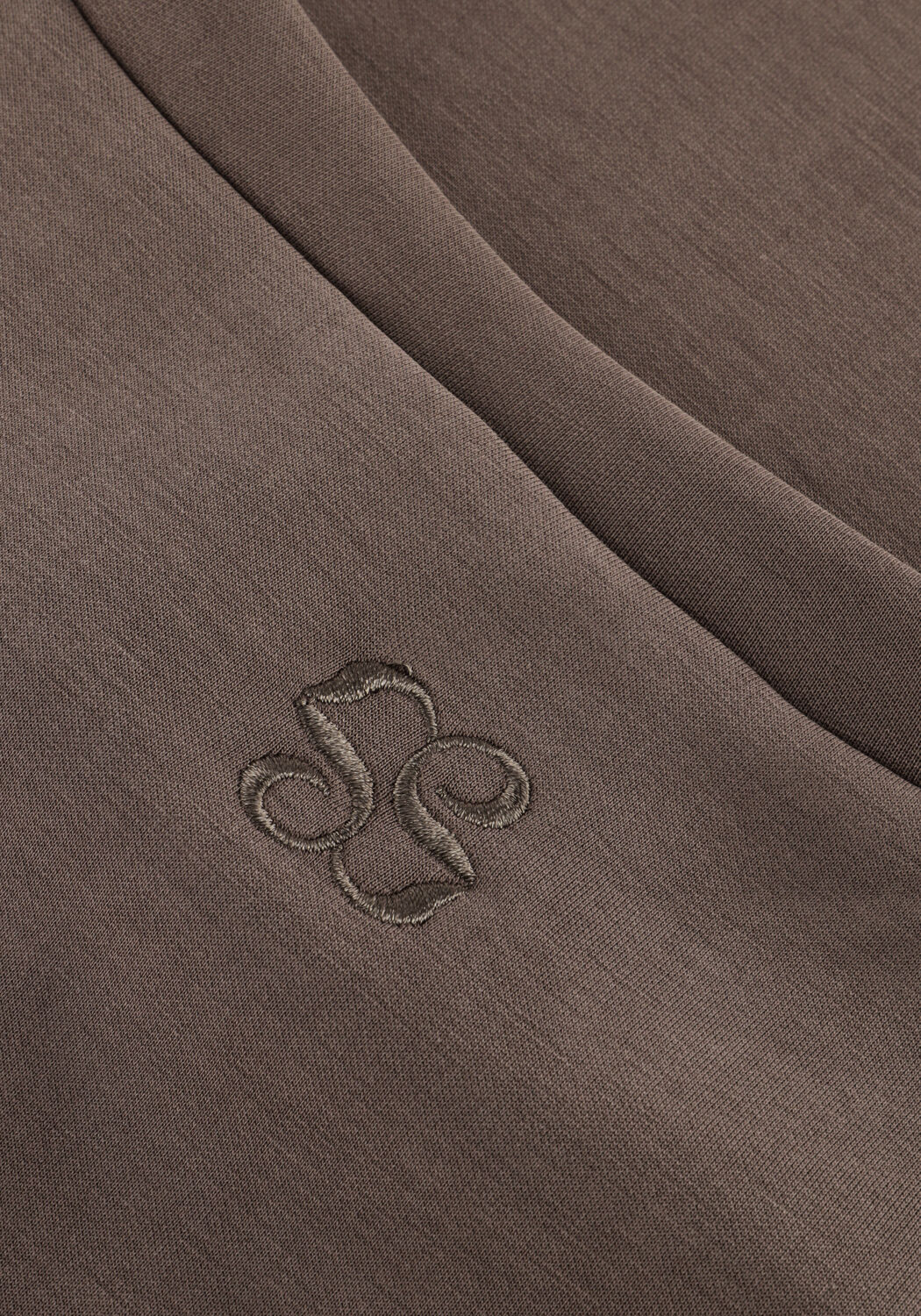 Braune MY ESSENTIAL WARDROBE T-shirt HELLEMW EMB BOXY TEE - large