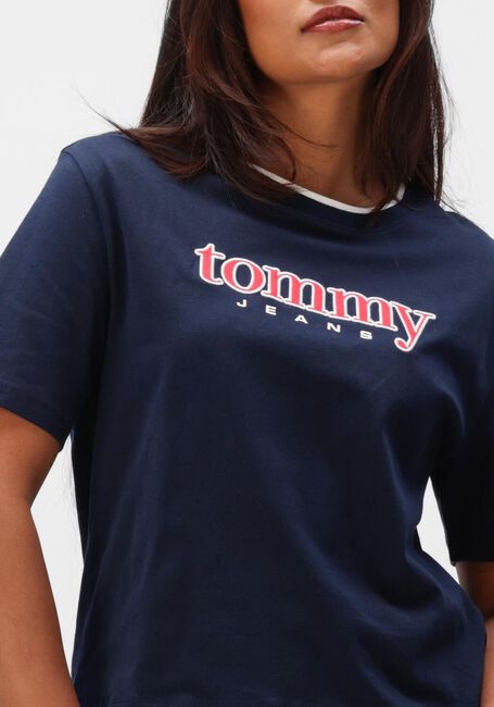Dunkelblau TOMMY JEANS T-shirt TJW BXY TOMMY APPLIQUE SS TEE - large