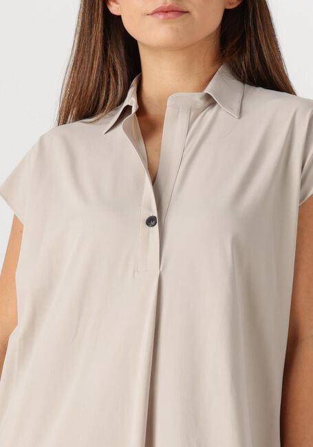 Beige PENN & INK Maxikleid DRESS - large