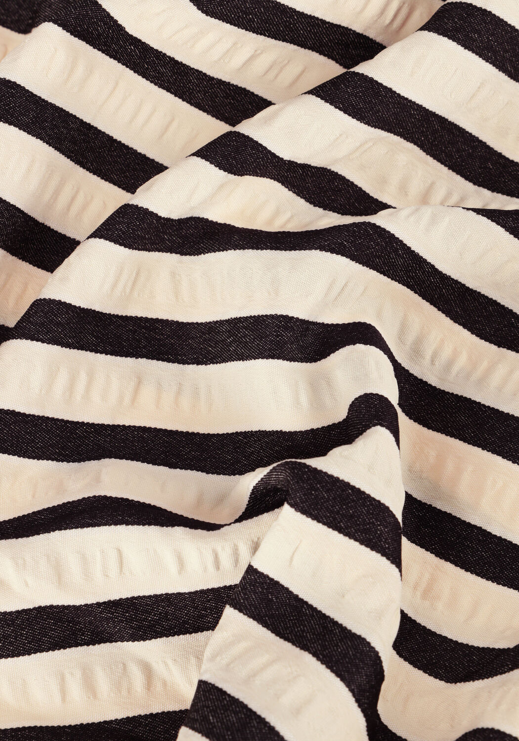 Creme NEO NOIR Blusen DIANA CONTRAST STRIPE BLOUSE - large