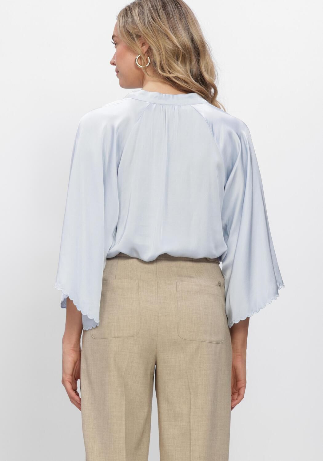 Hellblau BRUUNS BAZAAR Blusen WECKIABBWINNY BLOUSE - large