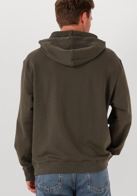 Graue CALVIN KLEIN Sweatshirt LS EU 350TERRY MONOGRAM HOODIE - large