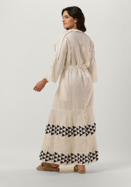 Ecru GREEK ARCHAIC KORI Maxikleid 230243 - large