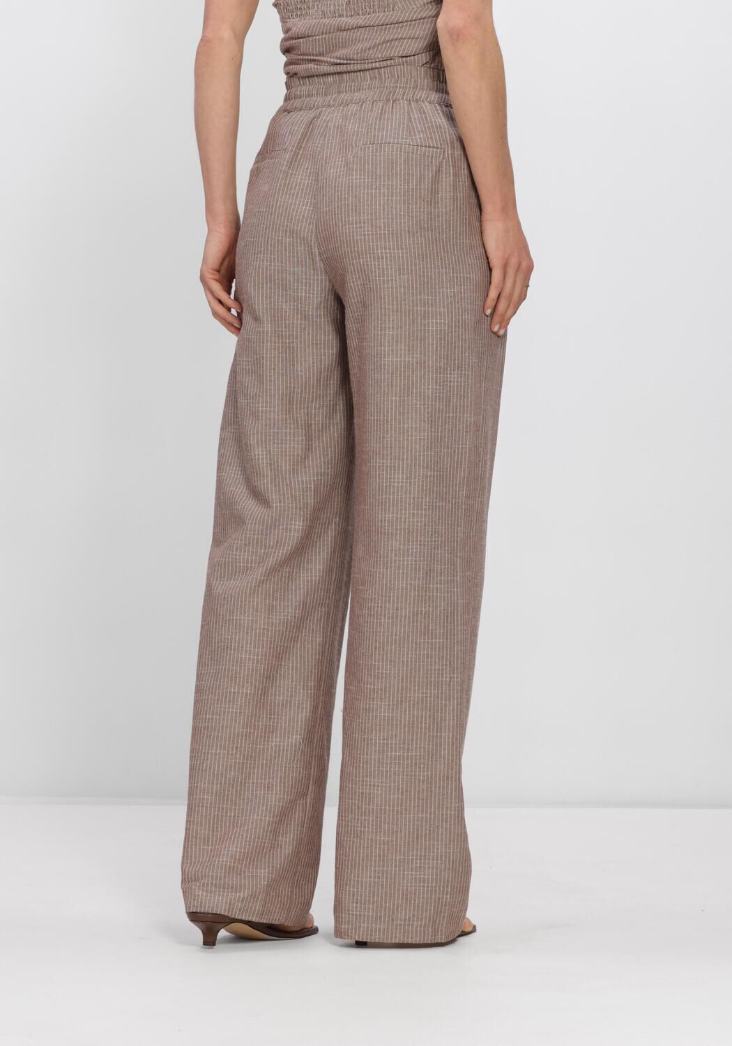 Sand CO'COUTURE Weite Hose JIHOCC STRIPE LL PANT - large
