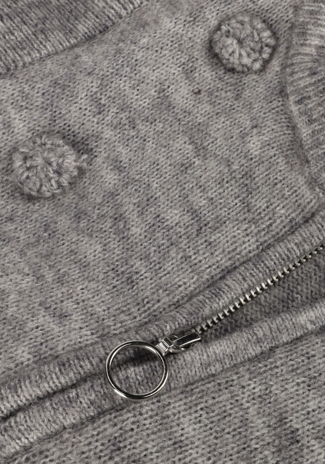 Graue LOLLYS LAUNDRY Strickjacke NOVIALL CARDIGAN LS - large