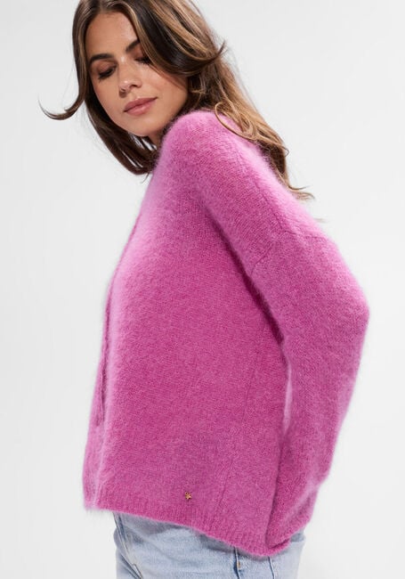 Fuchsie DES PETITS HAUTS Strickjacke BEA - large