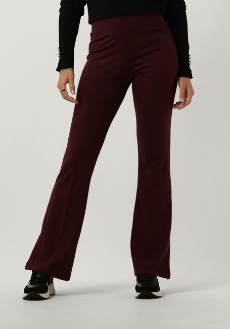 Rote JANSEN AMSTERDAM Schlaghose HV407 FLAIRED LEGGING - large