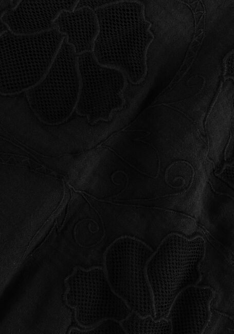 Schwarze SISSEL EDELBO Midikleid CHARM ORGANIC COTTON CAFTAN - large
