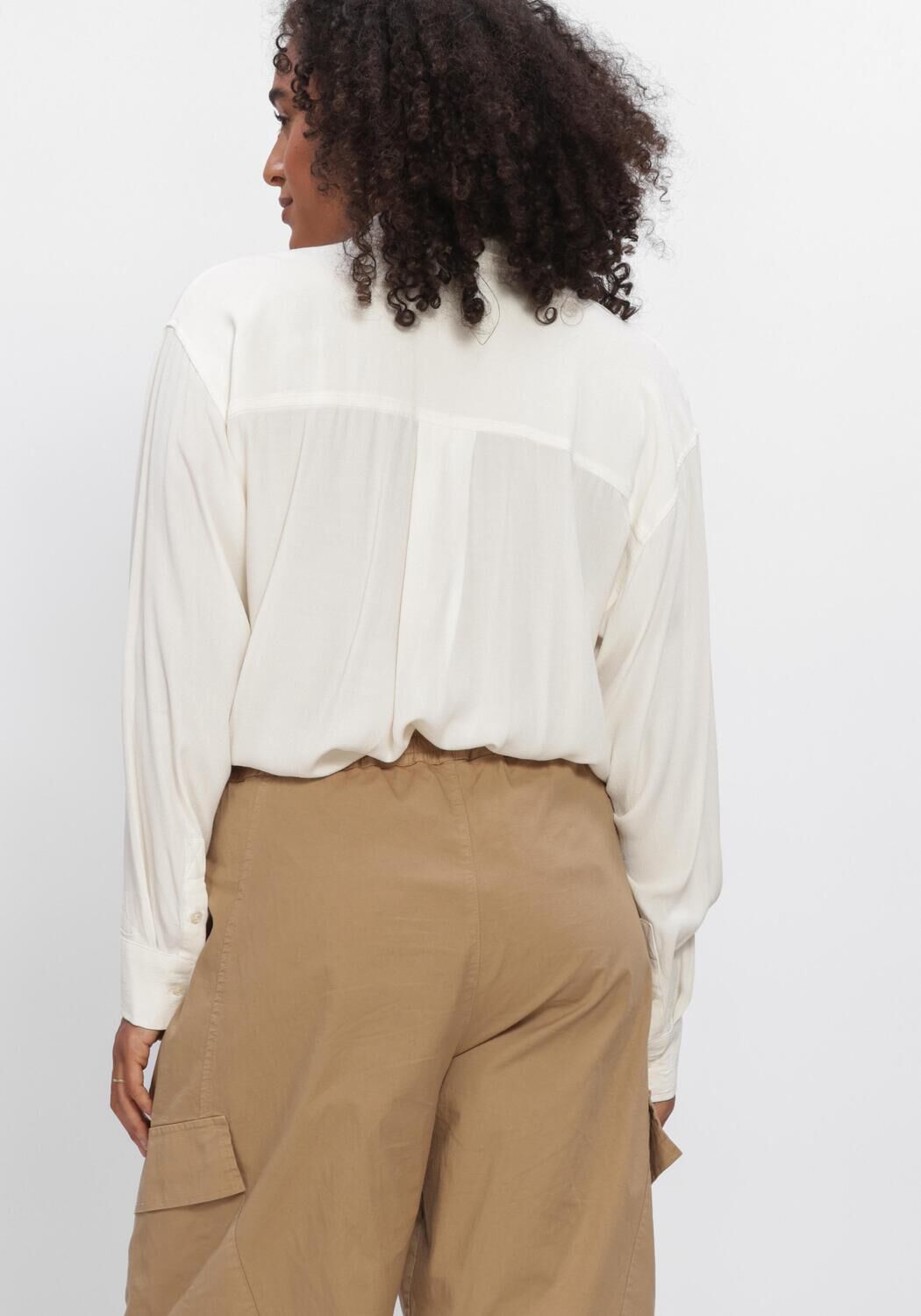 Nicht-gerade weiss BY-BAR Blusen KRIS VISCOSE BLOUSE - large